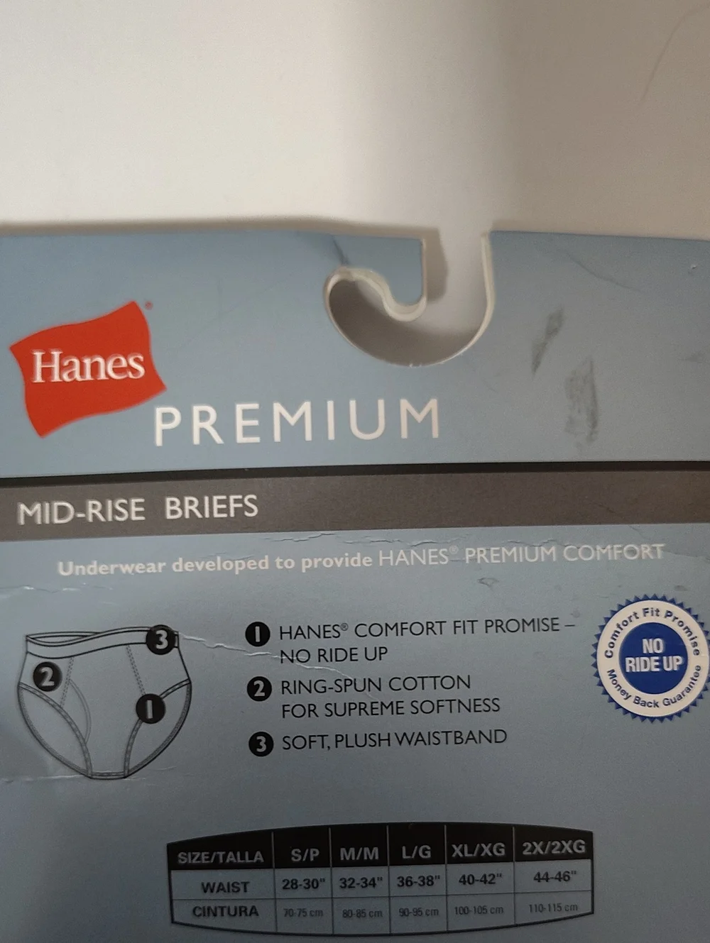Hanes three pack